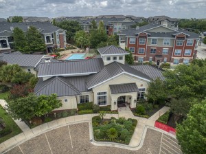 Bedroom Apartments for rent in San Antonio, TX - Aerial View of Clubhouse & Community 